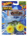 MTGRH81_HWN47,Hot Wheels Monster Truck Si Masinuta Metalica Hotweiler