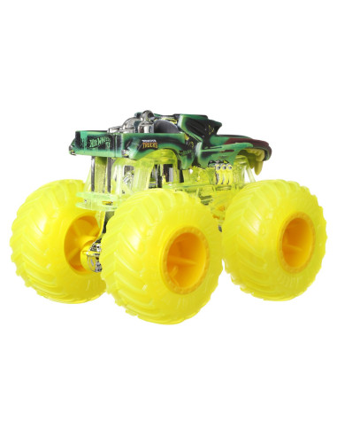 MTGRH81_HWN47,Hot Wheels Monster Truck Si Masinuta Metalica Hotweiler