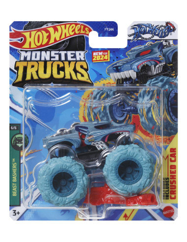 MTFYJ44_HTM44,Hot Wheels Monster Truck Masinuta Hotweiler Scara 1:64
