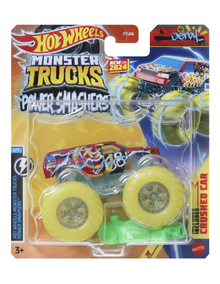 MTFYJ44_HTM71,Hot Wheels Monster Truck Masinuta Demo Derby Scara 1:64