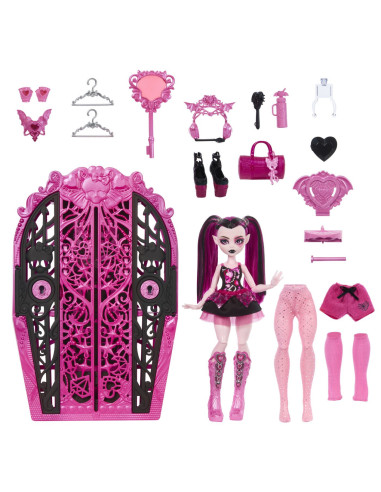 MTHXH84,Monster High Skulltimate Secrets Papusa Draculaura