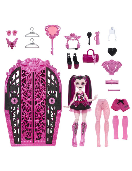 MTHXH84,Monster High Skulltimate Secrets Papusa Draculaura