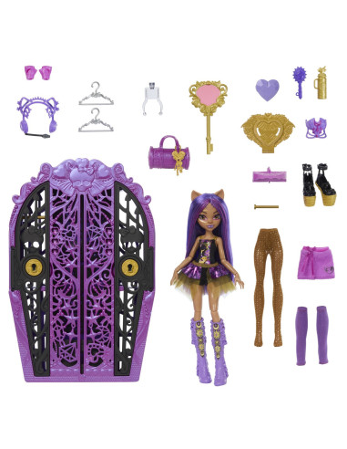 MTHXH85,Monster High Skulltimate Secrets Papusa Clawdeen Wolf