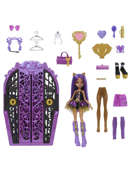 MTHXH85,Monster High Skulltimate Secrets Papusa Clawdeen Wolf
