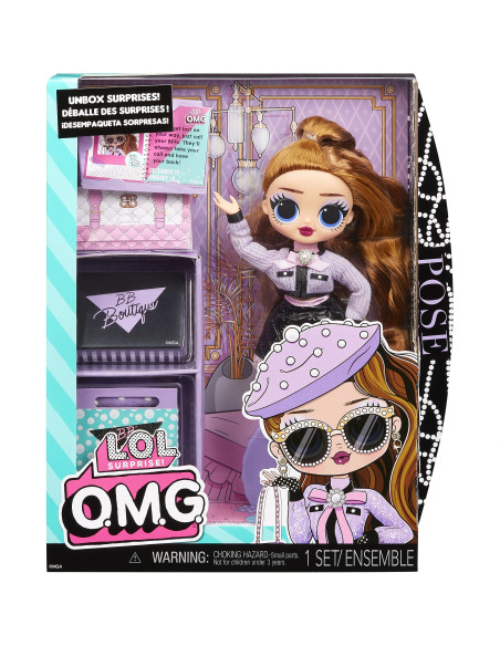 MGA591498XX1EUC_591535EUC,L.o.l. Surprise! O.m.g. Papusa Fashionista Pose