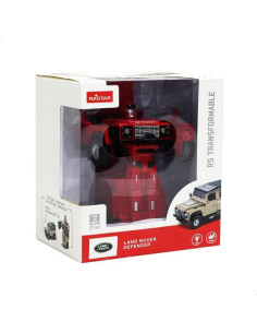 Ras62000_Rosu,Masinuta Metalica Convertibila Land Rover Defender Rosu Cu Scara 1 La 32