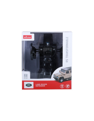 Ras62000_Negru,Masinuta Metalica Convertibila Land Rover Defender Negru Cu Scara 1 La 32