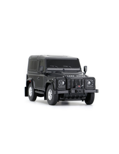 Ras62000_Negru,Masinuta Metalica Convertibila Land Rover Defender Negru Cu Scara 1 La 32