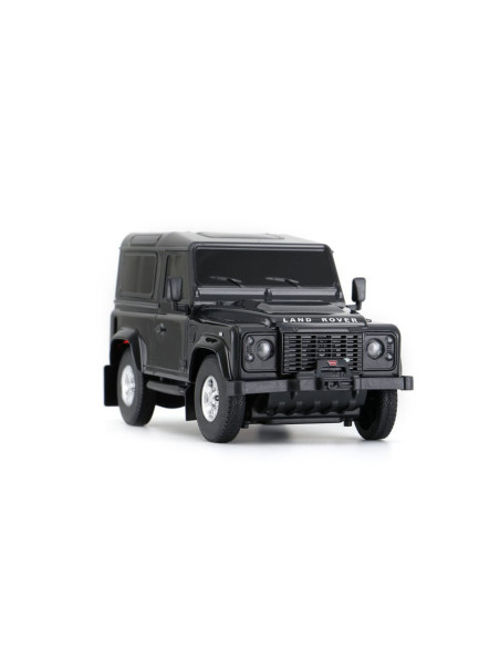 Ras62000_Negru,Masinuta Metalica Convertibila Land Rover Defender Negru Cu Scara 1 La 32