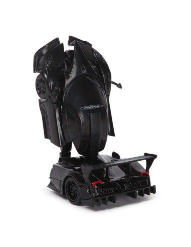 Ras61900_Negru,Masinuta Metalica Convertibila Pagani Zonda R Negru Cu Scara 1 La 32