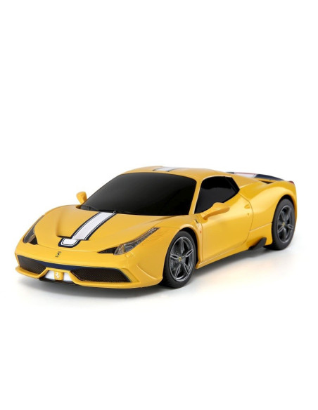 Ras71900_Galben,Masina Cu Telecomanda Ferrari 458 Speciale A Galben Cu Scara 1 La 24