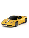 Ras71900_Galben,Masina Cu Telecomanda Ferrari 458 Speciale A Galben Cu Scara 1 La 24