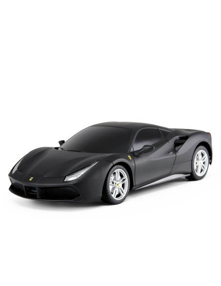 Ras76000_Negru,Masina Cu Telecomanda Ferrari 488 Gtb Negru Scara 1 La 24