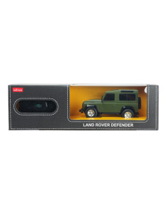 Ras78500_Verde,Masina Cu Telecomanda Land Rover Defender Verde Cu Scara 1 La 24