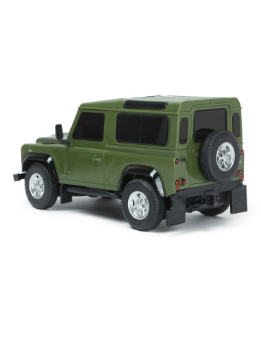 Ras78500_Verde,Masina Cu Telecomanda Land Rover Defender Verde Cu Scara 1 La 24