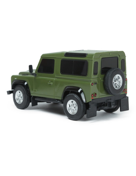 Ras78500_Verde,Masina Cu Telecomanda Land Rover Defender Verde Cu Scara 1 La 24