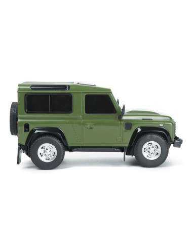 Ras78500_Verde,Masina Cu Telecomanda Land Rover Defender Verde Cu Scara 1 La 24