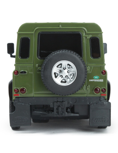 Ras78500_Verde,Masina Cu Telecomanda Land Rover Defender Verde Cu Scara 1 La 24