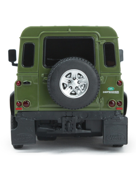 Ras78500_Verde,Masina Cu Telecomanda Land Rover Defender Verde Cu Scara 1 La 24