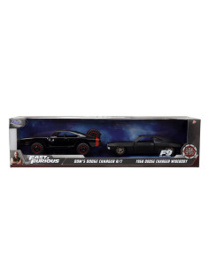 VV-253204006,Jada Fast And Furious Set Masinute Metalice Dodge Charger Rt Si Dodge Charger Widebody Scara 1:32