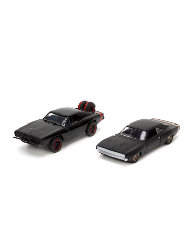 VV-253204006,Jada Fast And Furious Set Masinute Metalice Dodge Charger Rt Si Dodge Charger Widebody Scara 1:32