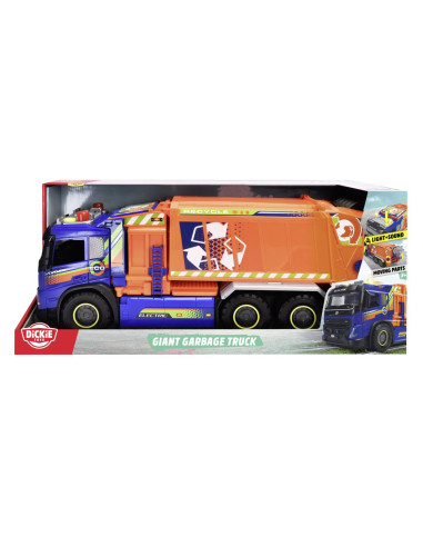 VV-203749037,Dickie Masina De Gunoi Gigant Cu Sunete Si Lumini 56cm
