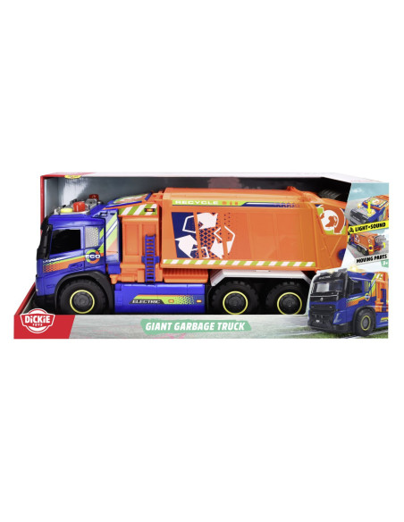 VV-203749037,Dickie Masina De Gunoi Gigant Cu Sunete Si Lumini 56cm