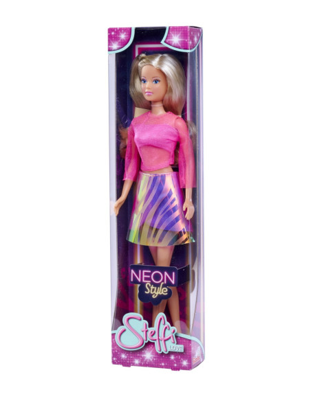 VV-105733665_ROZ,Steffi Love Papusa Steffi Neon Style Roz