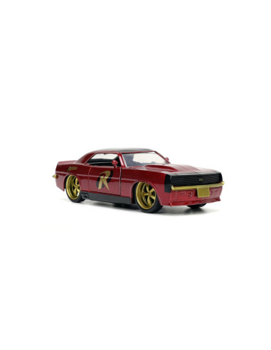 VV-253253011,Jada Batman Set Figurina Robin Si Masinuta Metalica Chevrolet Camaro 1967 Scara 1:32