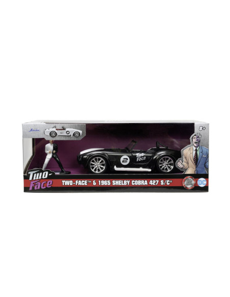 VV-253253012,Jada Batman Set Figurina Two Face Si Masinuta Metalica Shelby Cobra 427 Scara 1:32