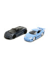 VV-253202012,Jada Fast And Furious Legacy Set 2 Masinute Metalice Porsche 911 Gt3 Rs Si Mclaren 720s Scara 1:32