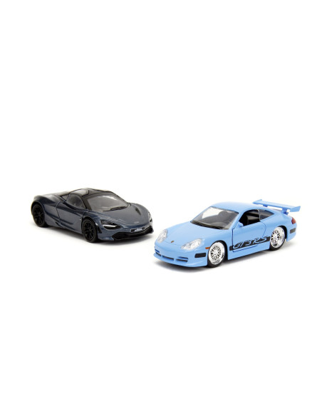 VV-253202012,Jada Fast And Furious Legacy Set 2 Masinute Metalice Porsche 911 Gt3 Rs Si Mclaren 720s Scara 1:32