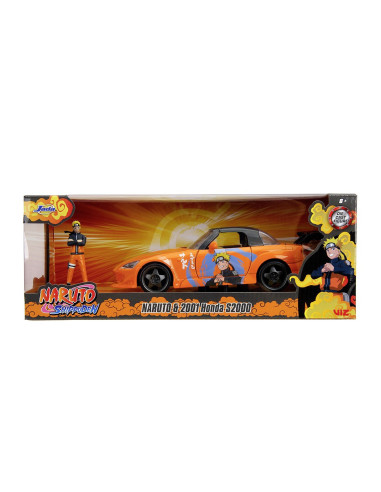 VV-253255084,Jada Naruto Shippuden Set Figurina Naruto Si Masinuta Metalica Honda 2001 S2000 Scara 1:24