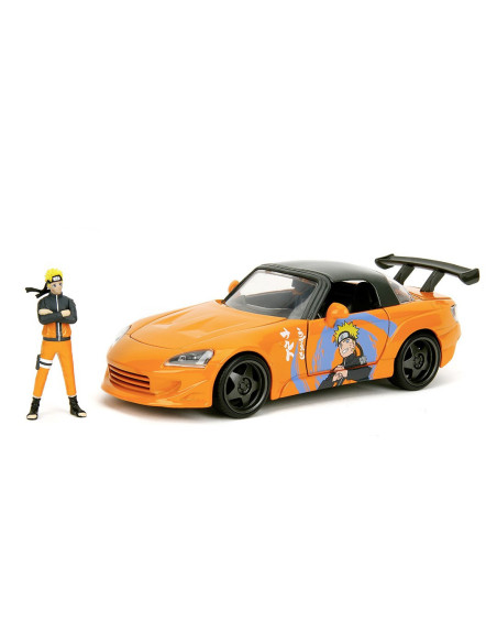 VV-253255084,Jada Naruto Shippuden Set Figurina Naruto Si Masinuta Metalica Honda 2001 S2000 Scara 1:24