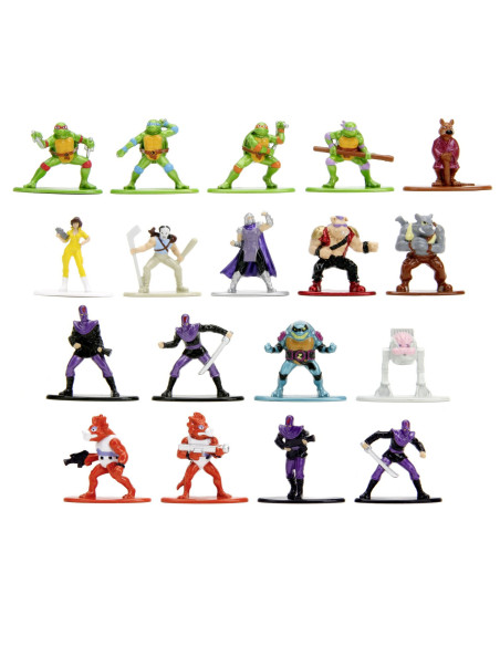 VV-253285004,Jada Nanofigurine Metalice Testoasele Ninja 18 Figurine 4cm