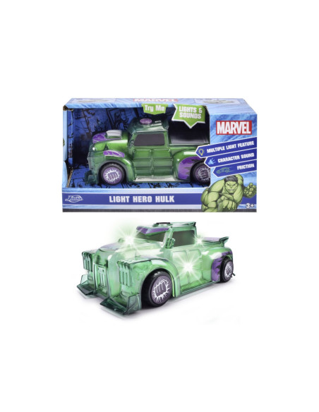 VV-203222003,Jada Marvel Masinuta Light Hero Hulk Cu Sunete Si Lumini Scara 1:32