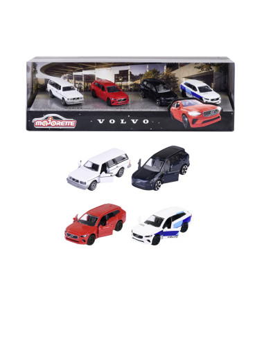 VV-212057615SD1,Majorette Premium Cars Set 4 Masini Volvo V90 Scara 1:64