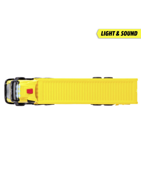 VV-203747018,Dickie Set Camion Dhl Si Stivuitor Cu Sunete Si Lumini 35cm