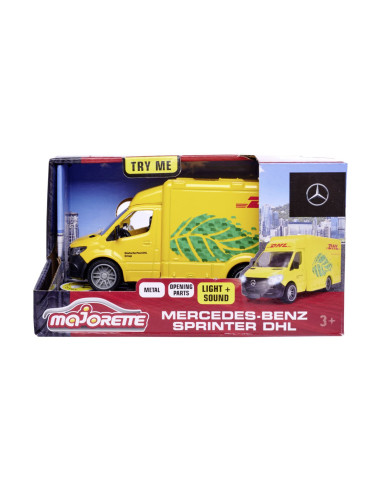 VV-213742000,Majorette Transportor Mercedes Benz Dhl