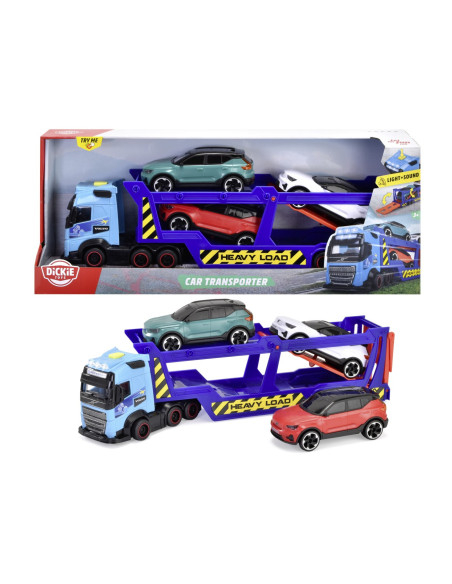 VV-203747017,Dickie Transportor Volvo 40cm Cu Sunete Si Lumini