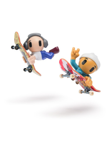 VV-6071061_20148775,Tech Deck Sk8 Crew Pachet 2 Seturi Plita Si Figurina 9.6cm Casca Alba Si Casti Gri