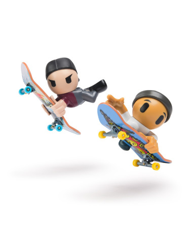 VV-6071061_20148777,Tech Dech Sk8 Crew Pachet 2 Seturi Placa Si Figurina 9.6cm Sapca Neagra Si Casca Neagra