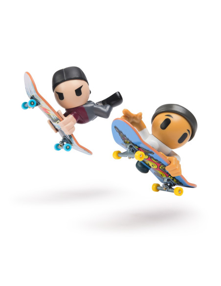 VV-6071061_20148777,Tech Dech Sk8 Crew Pachet 2 Seturi Placa Si Figurina 9.6cm Sapca Neagra Si Casca Neagra