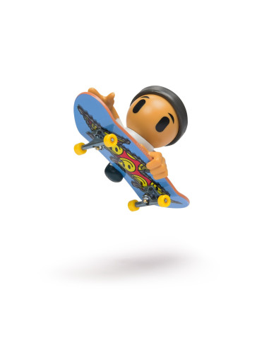 VV-6071061_20148777,Tech Dech Sk8 Crew Pachet 2 Seturi Placa Si Figurina 9.6cm Sapca Neagra Si Casca Neagra