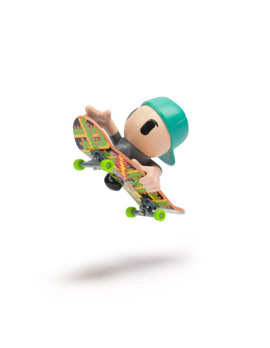 VV-6071054_20148753,Tech Dech Sk8 Crew Pachet Placa Si Figurina 9.6cm Sapca Verde