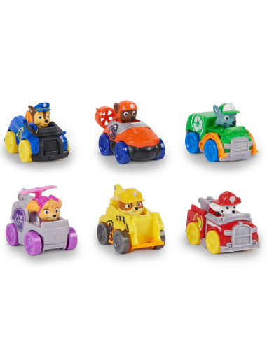 VV-6070070,Patrula Catelusilor Pup Squad Racers Pachet Cadou 6 Vehicule De Baza