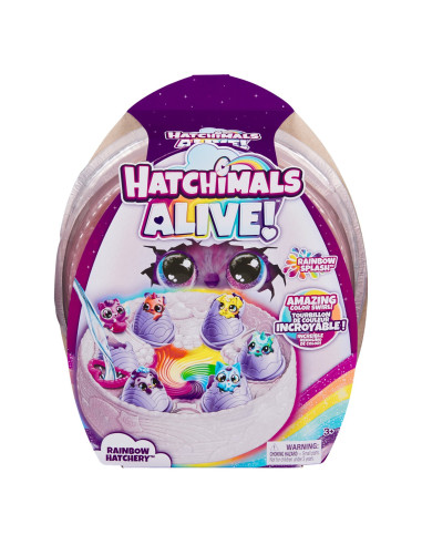 VV-6070168,Hatchimals Alive Set Curcubeu