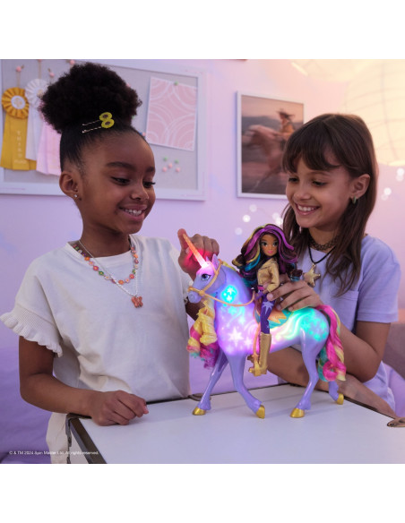 VV-6071553,Unicorn Academy Set Sophia Si Wildstar Lumina De Curcubeu