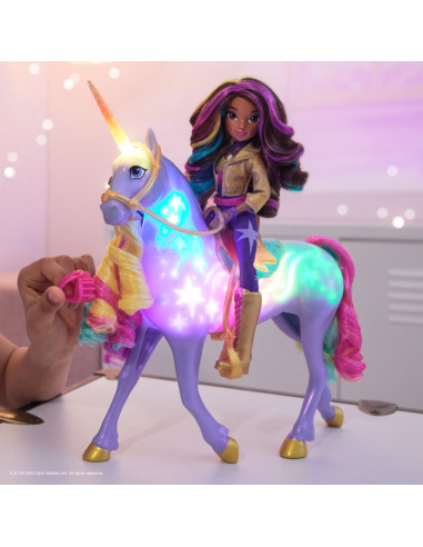 VV-6071553,Unicorn Academy Set Sophia Si Wildstar Lumina De Curcubeu