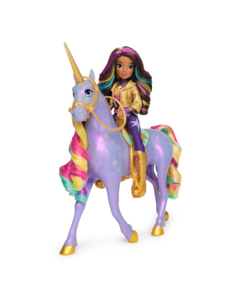 VV-6071553,Unicorn Academy Set Sophia Si Wildstar Lumina De Curcubeu
